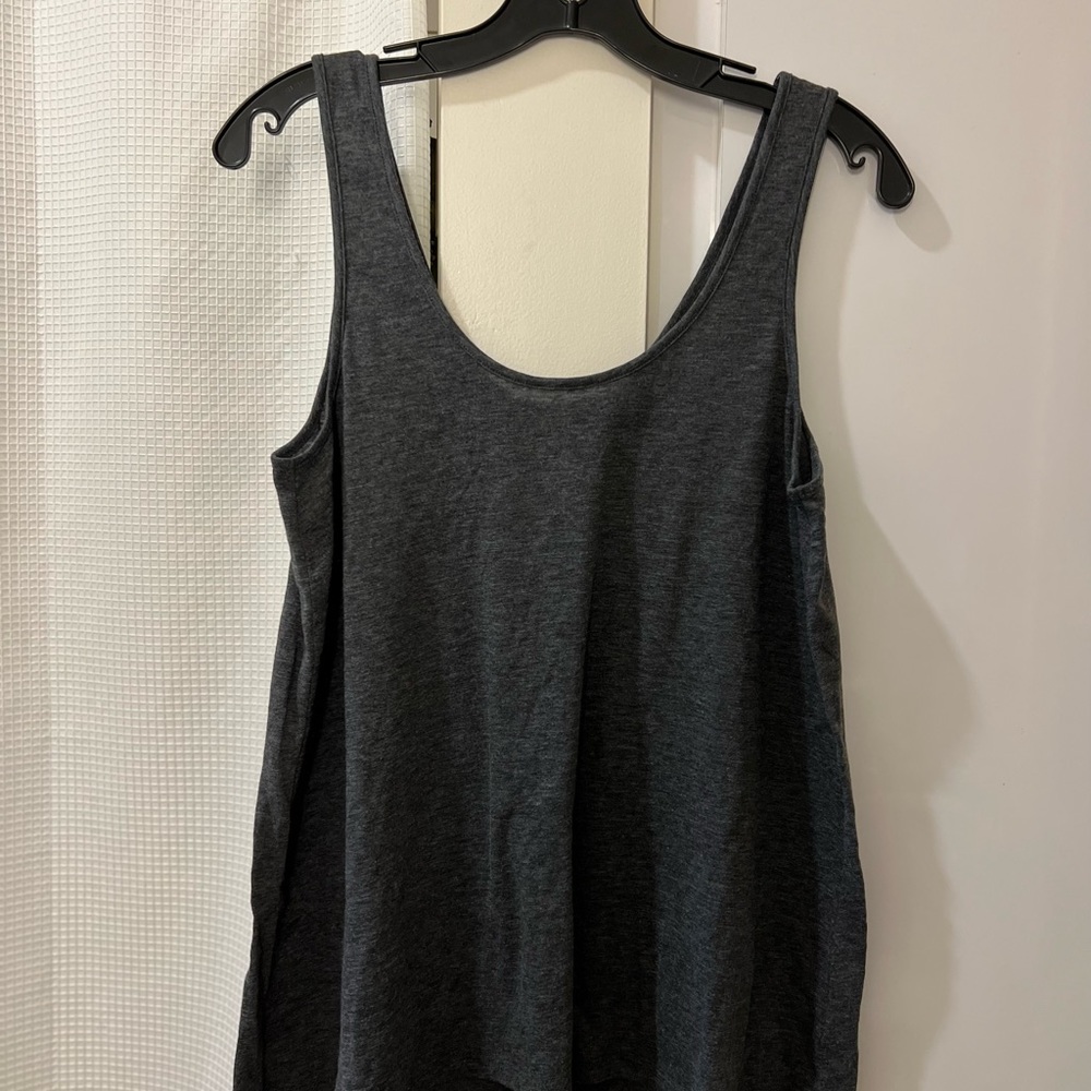 Alternative Apparel Women’s Tank Top - Dark Heather Grey Size M/L Sustainable